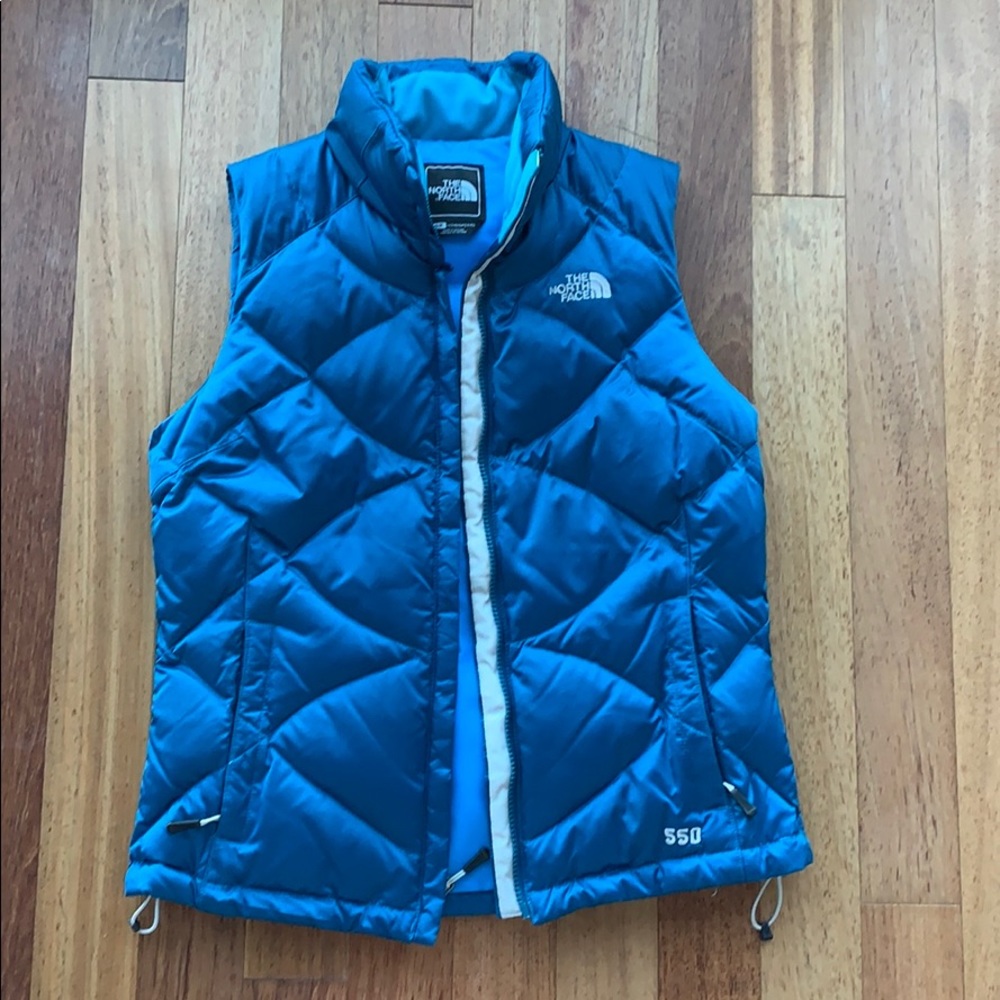 North Face goose down vest Size S